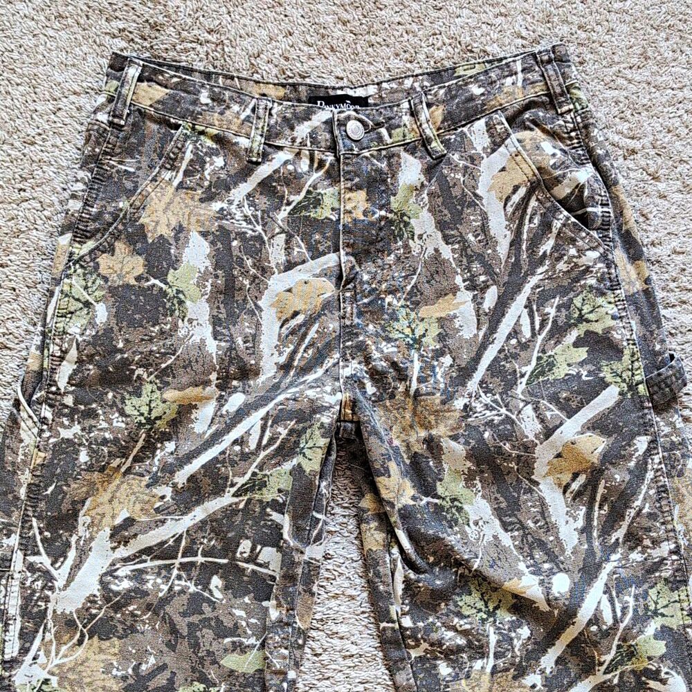 Pinkymoor Camo Carpenter Pant 32x27 Real Tree Canvas Utility